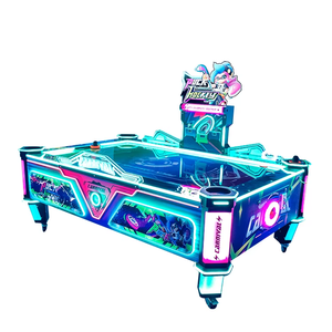 Table de hockey sur air HGR Amusement Puck Carnival, machine de jeu d'arcade pour 2 joueurs, 400W, 110V/220V, équipement de divertissement à monnayeur - Product Image 2