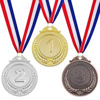 Médailles de football américain personnalisées en alliage de zinc, récompenses métalliques avec logo sur mesure et ruban pour les événements scolaires, les ligues et les championnats d'équipe