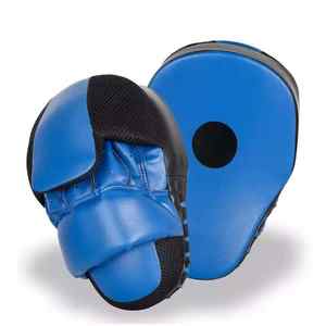 Moufles de boxe de qualité supérieure en cuir PU incurvées Punch Pads pour MMA, Kickboxing, Muay Thai & Fitness Training (plusieurs couleurs) - Product Image 6