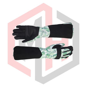 Gants de travail en cuir de vache à manches longues, gants de sécurité pour le jardinage, usage général, anti-chaleur, antidérapants, anti-coupures, sans silicone - Product Image 5