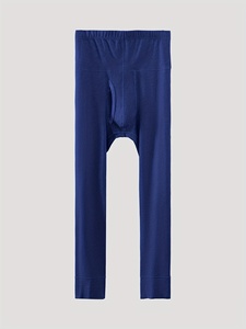 Slim Fit Elastic Waist Quick Dry Breathable Full Length Solid Color Athletic Gym Compression <b>Pants</b> for <b>Men</b> - Product Image 3