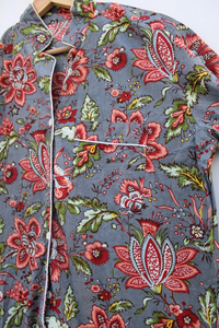 Conjunto de Pijama Coordinado con Estampado Animal para Mujer de Naaz Textile, Ropa de Dormir Informal de Verano, Suave y Transpirable, de Algodón - Product Image 4