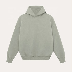 Wholesale 550 Gsm Cotton Hoody Custom Hoodies <b>Pullover</b> <b>Mens</b> Oversized Heavyweight Hoodie - Product Image 4