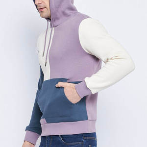 Mens Oversized Hoodie <b>Thick</b> <b>Fleece</b> Breathable Long Sleeve Fashion Pocket Sweatshirt Casual Daily Wear with Custom Design - Product Image 2