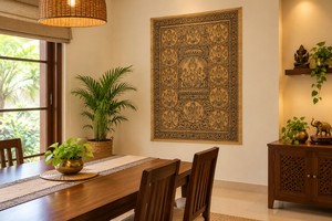 Tapiz de Pared Rectangular de Algodón con Diseño Celta, Decorativo, Lavable a Mano, para Todas las Estaciones, para Sala de Estar, Marca SSD Market - Product Image 3