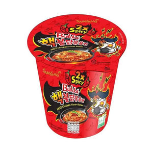 Samyang Buldak Carbonara, Ramen Instantáneo Picante con Sabor a Pollo, Taza de 105 g, Fideos Coreanos, Listos para Comer, Bocadillo Rápido y Delicioso - Product Image 4