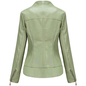 Chaqueta de Piel de Oveja para Mujer, Tejida, Resistente al Viento, Textura Pesada, Duradera, Moderna, Estilo Urbano, con Relleno de Algodón Estampado - Product Image 6