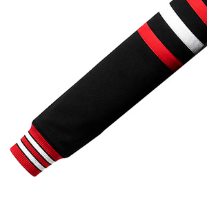 Cárdigan con logotipo personalizado, letra griega DST 19** bordada, forro polar de alta calidad, cuello en V, ribete a rayas, con botones, directo de fábrica, Pakistán. - Product Image 6