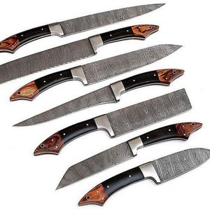 Cuchillo de Cocina de Calidad Industrial para Restaurante, Cuchillo Profesional de Acero con Alto Contenido de Carbono, Borde Dentado, Botón de Presión - Product Image 5