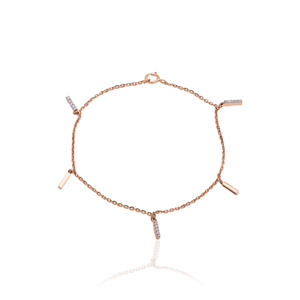 Bracelet jonc en diamant naturel de 0,07 carat, certifié IGI, couleur H-I, taille brillant rond, clarté VS-SI, bijou miné sur terre, cadeau - Product Image 3