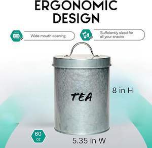 Private Branding Vintage design metal <b>kitchen</b> <b>storage</b> container perfect for coffee beans sugar tea and spice organization needs - Product Image 5