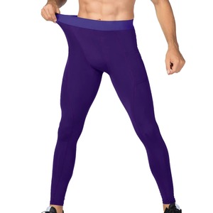 Magenta Wine Purple Custom Men Gym Tight Thigh Fit Pant Made In Pure Nylon Union Stitch Gym Pant For Indoor Cycling Work - Product Image 1