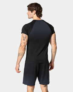 เสื้อยืดคอกลมทรงปกติสำหรับผู้ชาย ผ้าโพลีเอสเตอร์ 100% พิมพ์ลายสกรีน ระบายอากาศได้ดี สไตล์สตรีท เหมาะสำหรับออกกำลังกาย - Product Image 5