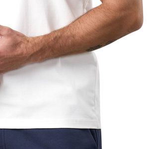 Camiseta Gráfica Blanca de Cuello Redondo para Hombre, Informal, de Manga Corta, Mezcla de Algodón, Ligera, Transpirable, Estilo Urbano, Estampado de Moda - Product Image 6