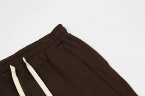 Nouveau Pantalon Plazo Décontracté Mi-Hauteur en Toile Respirante pour Femme, Coupe Droite, Service OEM, Prix de Gros, Personnalisable, Collection 2026 - Product Image 5