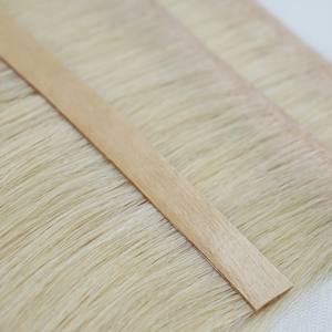 Bande adhésive invisible longue, blonde, qualité supérieure - Cheveux russes slaves du Vietnam - Extensions de cheveux humains véritables - Cuticules alignées - Tendance du moment - Product Image 1