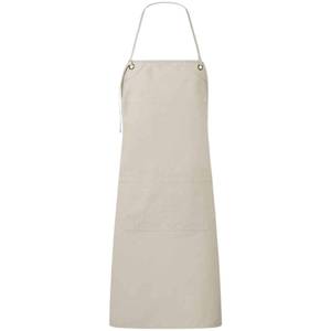Tablier de chef en toile, taille ajustable, style classique, tenue de travail de cuisine avec poches - Product Image 2