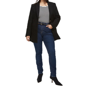 High Quality High Waist Women's Denim Pants OEM Factory Direct Sale Streetwear Style Embroidery Hotsale Straight Loose Fit - Product Image 1