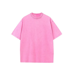 T-shirt Homme Vintage Rétro Streetwear en Coton Épais Grande Taille Personnalisé avec Logo Imprimé Vente en Gros - Product Image 2