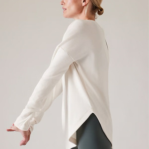 Camiseta de Yoga Holgada sin Mangas para Mujer, Transpirable, Ligera, de Secado Rápido, para Entrenamiento, Fitness, Deporte y Uso Casual - Product Image 3