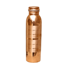 Bouteille d'eau en cuivre pur avec motif martelé, anti-fuite, récipient ayurvédique en cuivre pour le yoga et la gym, vente en gros, métal écologique - Product Image 4