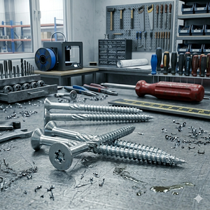 PDC รุ่น 10 เกรดอุตสาหกรรม คลาส 4.8 6.8 เมตริก/นิ้ว เหล็กกล้าคาร์บอน ชุบนิกเกิล ออกไซด์สีดำ หัว Torx แบบฝังหัวเกลียวหยาบ - Product Image 1