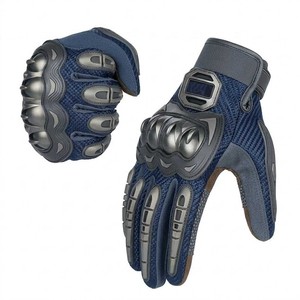 Gants de course à doigts entiers avec revêtement TPU, antidérapants, imperméables, respirants, protection de la paume, utilisation en extérieur, unisexe, vert jaune, polyester nylon - Product Image 3