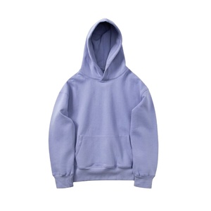 2025 personnalisé surdimensionné 100% coton pull à capuche pour hommes brodé Street Style lourd blanc grande taille hommes sweats à capuche - Product Image 5