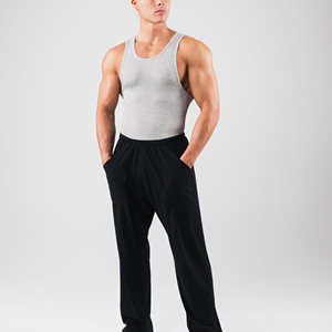 Camiseta deportiva para ejercicio, gimnasio, fitness, deportes, cuello redondo, holgada, 100% algodón, camiseta sin mangas para hombre, chaleco de verano, sin mangas. - Product Image 2