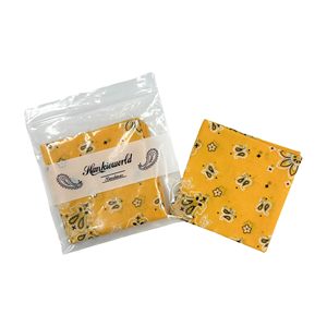 Hysaf Apparels Co Bandana vintage personnalisé à motif Paisley, qualité supérieure, coton satiné, 22*22 pouces, tissu respirant, doux et confortable - Product Image 3