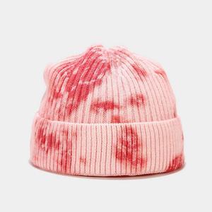 Conjunto de Gorro, Bufanda y Guantes de Punto con Pompones Unisex, Personalizados con Tinte Tie-Dye, para Invierno, Venta al Por Mayor, Gorros de Punto Más Vendidos - Product Image 3