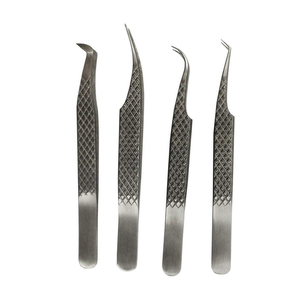 High Accuracy Eyelash Tweezers Stainless Steel Professional Volume Lash Extension Beauty <b>Makeup</b> Salon Instrument <b>Tool</b> - Product Image 5