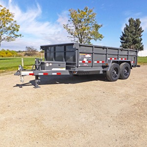 Single Dump <b>Trailer</b> 10 Ton <b>Farm</b> <b>Trailers</b> Motor Operated Gear Driven Agricultural Hauling High Productivity 3-Year Warranty - Product Image 1