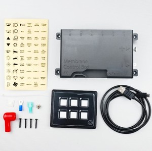 Panneau de commande numérique intelligent 6 voies 12V/24V DC, compatible utilisation à mains mouillées, pour surveillance de tension de batterie marine - Nouveauté 2026, Vente Flash - Product Image 3
