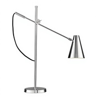 Lampe sur pied moderne en acier inoxydable argenté de style nordique européen avec LED haute luminosité, étanche et à hauteur réglable pour usage hôtelier