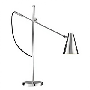 Lámpara de Pie Moderna de Acero Inoxidable Estilo Nórdico Europeo, con LED, Impermeable y Altura Ajustable para Uso en Hoteles - Product Image 1