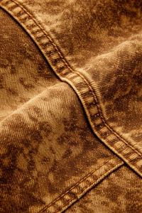 Veste en jean personnalisée avec logo brodé en polyester, imperméable, pour usage extérieur, streetwear d'hiver, veste en denim - Product Image 6