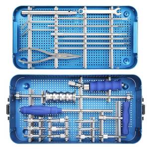 Juego de instrumentos para la extracción de clavos intramedulares, herramientas ortopédicas premium, kit de implantes óseos de acero inoxidable, calidad estadounidense y europea - Product Image 1