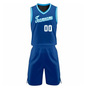 Mens Plus Size Basketball Uniform Set Breathable Sublimated Jersey Shorts Custom Training Sportswear - Product Image 3