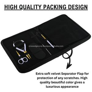 Kit d'outils d'extension de cheveux professionnels Nano perles sertissage et dissolvant pince séparation et peigne de coiffure 3 pièces coudre dans des aiguilles de Type C - Product Image 6