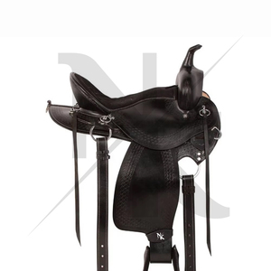 Silla de Montar Western Artesanal de Cuero Vacuno de Primera Calidad al por Mayor con Logotipo Personalizado para Equitación - Product Image 4