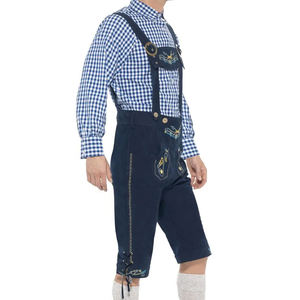 Vente en gros d'usine : Costume Lederhosen pour homme, authentique costume bavarois allemand, short en cuir fait main avec bretelles - Product Image 5