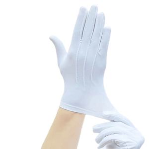 Gants de sécurité jetables en coton et polyester de qualité supérieure de qualité supérieure Micro Dots Interlock Inspection Doigts Style Micro Dots - Product Image 2