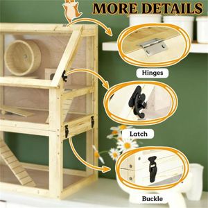 กรงสัตว์เลี้ยงขนาดเล็กสำหรับหนูแฮมสเตอร์ - Product Image 4