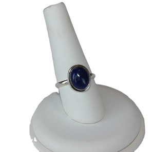 Vente en gros de bijoux personnalisés en argent 925 fabriqués à la main en pierre précieuse lapis lazuli naturel Offre Spéciale cadeau de bijoux pour femmes OEM disponible - Product Image 3