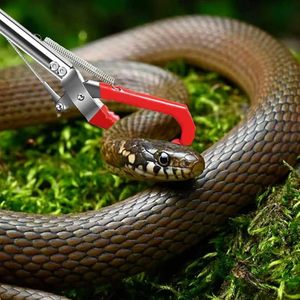 2026 Heavy Duty Professional Snake Catcher Tongs Collapsible <b>Reptile</b> Grabber Stick Durable Metal Handling Tool OEM Service - Product Image 2