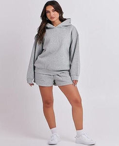 PIHA SPORTS Men's Casual Double Terry Fleece Hoodie Solid Color Warm Windproof Breathable Eco-Friendly Winter Stylish Zip - Product Image 2