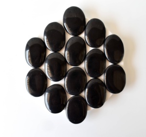 Piedras Planas Pulimentadas de Obsidiana Negra de Alta Calidad al por Mayor para Feng Shui, Meditación, Arte Ecológico Coleccionable y Decoración del Hogar - Product Image 6