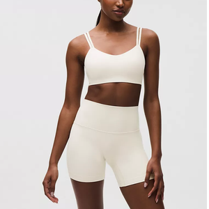 Women's High Waist <b>Elastic</b> Waist <b>Skirt</b> Quick Dry Slim Fit Breathable Yoga Running Set Nude Solid Plus Size Options Front - Product Image 6