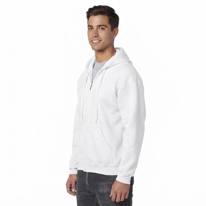 Sweat-shirt à capuche zippé personnalisé pour homme, veste à capuche douce et confortable, vêtements décontractés streetwear - Product Image 4